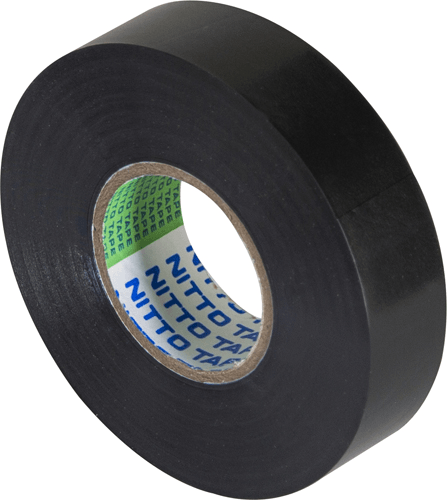 NITTO No. 21 Tape 19 x 0.19mm Black 20m NITTO No. 21 Tape 19 x 0.19mm Black 20m
