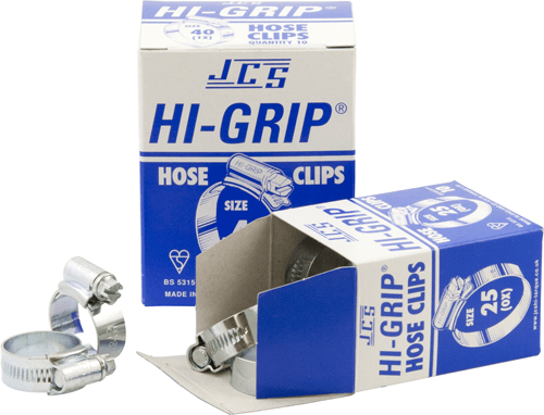 JCS Hi-Grip Hose Clips Boxed size 40 JCS Hi-Grip Hose Clips Boxed size 40