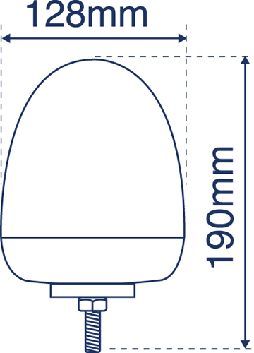 Beacon LED Rotating Single Point Amber Beacon LED Rotating Single Point Amber