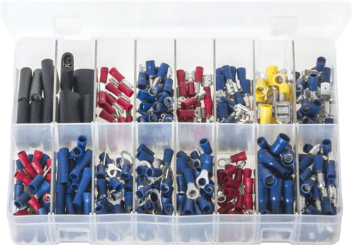 Assorted Pre-Insulated Terminals 340 Pc Assorted Pre-Insulated Terminals 340 Pc