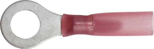 RED HEAT SHRINK RING TERMINAL 6MM RED HEAT SHRINK RING TERMINAL 6MM