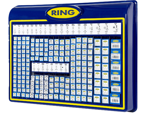 RING 12V Compact Wall Disp w/194 Single Bulbs RING 12V Compact Wall Disp w/194 Single Bulbs
