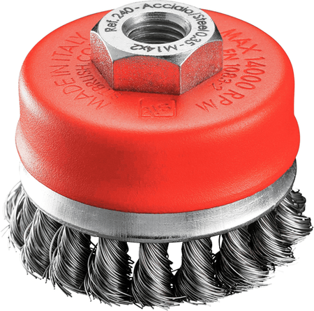 Cup Brush Twist Knot M14, 85mm Cup Brush Twist Knot M14, 85mm
