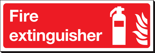 Fire Extinguisher 120 x 360mm Sign Fire Extinguisher 120 x 360mm Sign