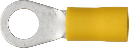 YELLOW TERMINAL RING 1/4" YELLOW TERMINAL RING 1/4"
