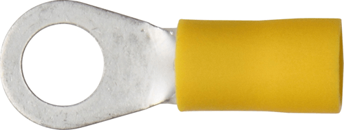 YELLOW TERMINAL RING 1/4" YELLOW TERMINAL RING 1/4"