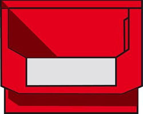 SSI Storage Bins 230 x 140 x 130mm Red SSI Storage Bins 230 x 140 x 130mm Red