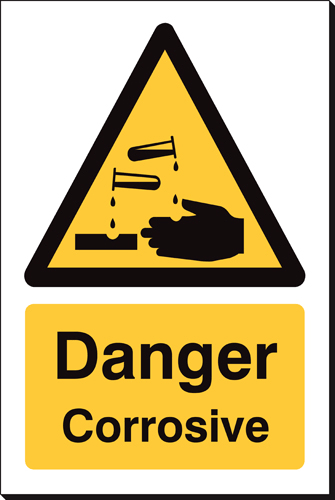 Danger Corrosive 240 x 360mm Sign Danger Corrosive 240 x 360mm Sign | Chemical Hazard Warning