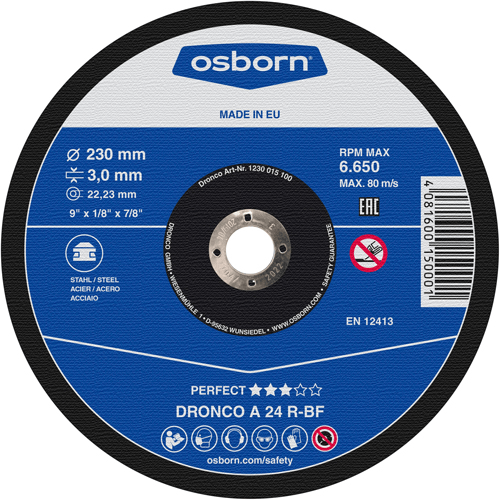 DRONCO Perfect Cut Disc Flat 100 x 3.0 DRONCO Perfect Cut Disc Flat 100 x 3.0