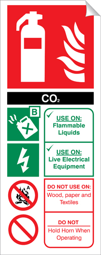 CO2 (Carbon Dioxide) 250 x 100mm Sticker CO2 (Carbon Dioxide) 250 x 100mm Sticker