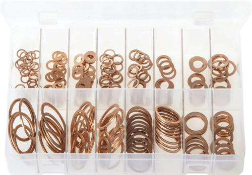Assorted Copper Sealing Washers BSP & IMP 225 Pc Assorted Copper Sealing Washers BSP & IMP 225 Pc