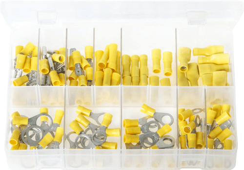 ASSORTED YELLOW INSULATED TERMINALS ASSORTED YELLOW INSULATED TERMINALS