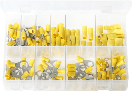 ASSORTED YELLOW INSULATED TERMINALS ASSORTED YELLOW INSULATED TERMINALS