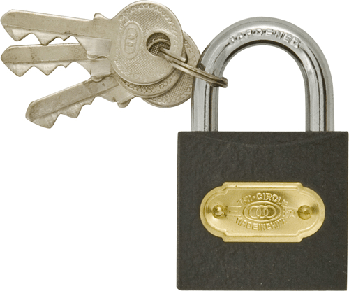 Padlocks Steel/Brass Std Shackle 50mm Padlocks Steel/Brass Std Shackle 50mm