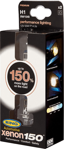 RING 'Xenon150' Bulbs H11 12V 55W PGJ19-2 RING 'Xenon150' Bulbs H11 12V 55W PGJ19-2