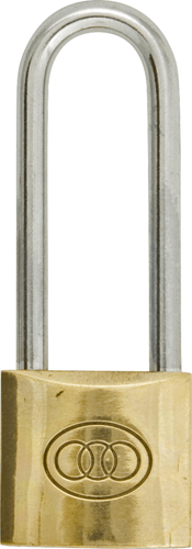 Padlocks Brass Long Shackle 50mm Padlocks Brass Long Shackle 50mm