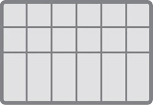 Superbox Large Clear Box 18 Compartment Superbox Large Clear Box 18 Compartment - Ideal Storage Solution