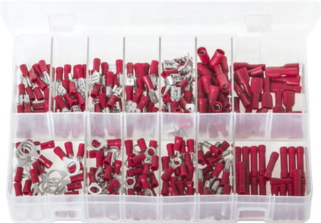 ASSORTED RED INSULATED TERMINALS ASSORTED RED INSULATED TERMINALS