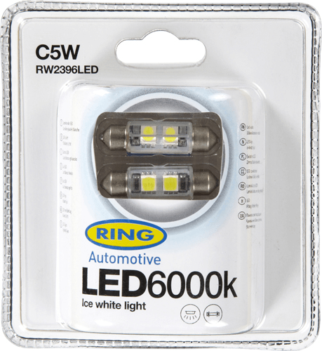RING 501 LED Bulb 12V W5W 4000K RING 501 LED Bulb 12V W5W 4000K