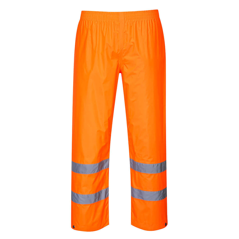 Hi-vis Rain Trousers Orange Hi-vis Rain Trousers Orange Large – Safety & Comfort