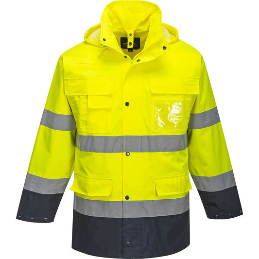 PORTWEST HI-VIS LIFE 3in1 JACKET (Yel/Navy) PORTWEST HI-VIS LIFE 3in1 JACKET - Ultimate Visibility