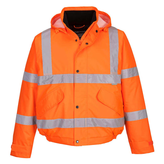 PORTWEST Hi-vis Orange Winter Bomber Jacket PORTWEST Hi-vis Orange Winter Bomber Jacket - Shop Now