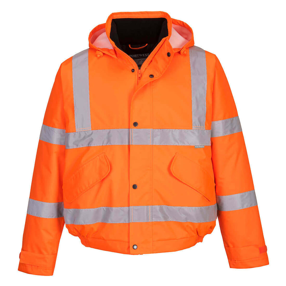 PORTWEST Hi-vis Orange Winter Bomber Jacket PORTWEST Hi-vis Orange Winter Bomber Jacket - Shop Now