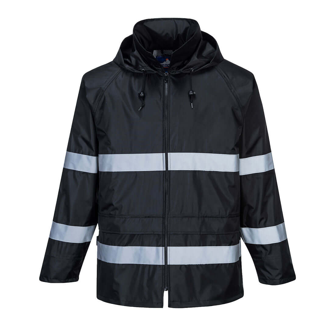 PORTWEST Iona Classic Rain Jacket in Black PORTWEST Iona Classic Rain Jacket in Black - Waterproof Gear