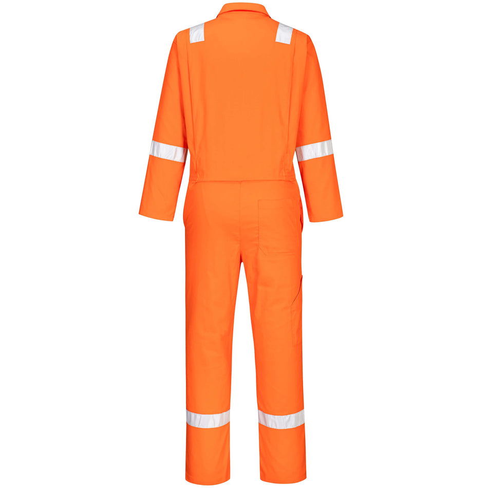 PORTWEST Reflective Cotton Coverall Orange with 8 pockets PORTWEST Reflective Cotton Coverall Orange with 8 Pockets