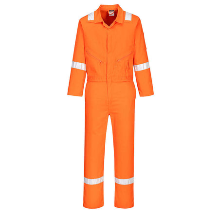 PORTWEST Reflective Cotton Coverall Orange with 8 pockets PORTWEST Reflective Cotton Coverall Orange with 8 Pockets