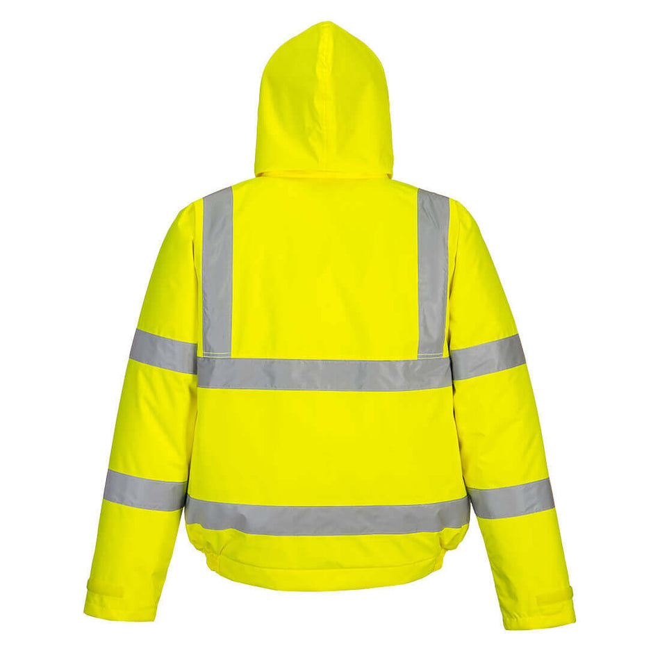 PORTWEST Yellow Hi-Vis Bomber Jacket PORTWEST Yellow Hi-Vis Bomber Jacket - Safety and Style