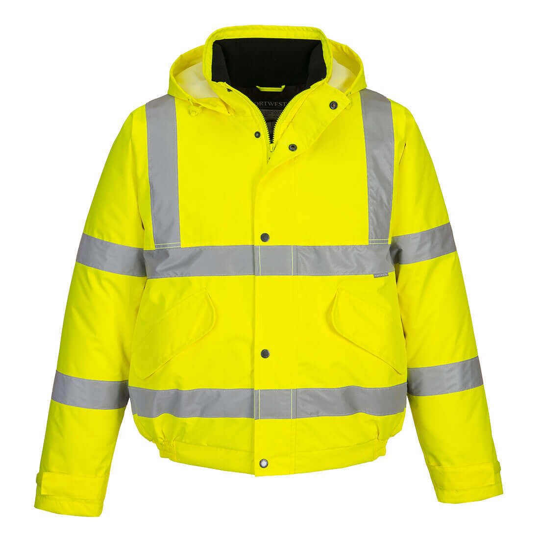 PORTWEST Yellow Hi-Vis Bomber Jacket PORTWEST Yellow Hi-Vis Bomber Jacket - Safety and Style