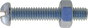 Machine Screws Pan Slot W/Nut 2BA x 1