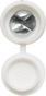 Security Number Plate Screws White