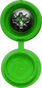 Number Plate Screws W/Hinged Cap Green