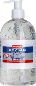 ROZALEX 'Rozsan' Sanitising Gel 500ml