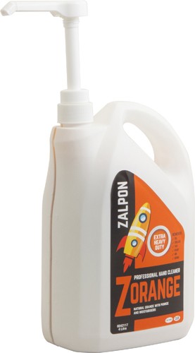 ZALPON 'Zorange' Orange Pumice Gel 4 Ltr Pump