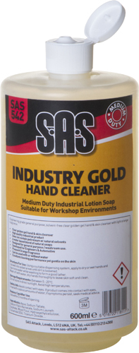 S.A.S Industry Gold Hand Cleaner 1 Ltr - Mulitpack