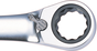 KS Ratcheting Combi Spanner Set 6-Pce