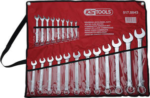 KS Combination Spanner Set, 21-pcs