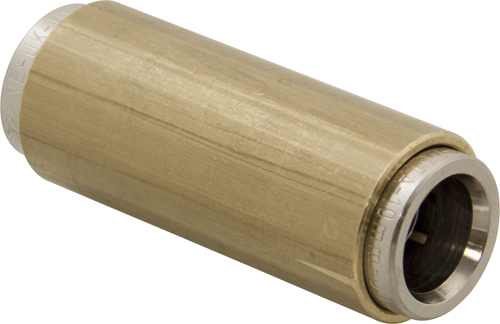 Tube Couplings Push-fit Brass Str 10mm