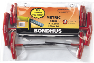 BONDUS Graduated Hex T-Handles 2-10mm