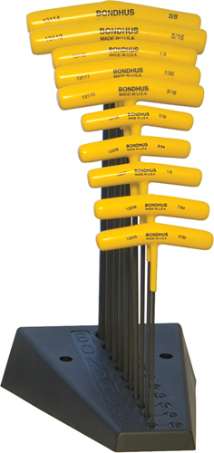 BONDUS Balldriver/Hex T-Handles 3/32-3/8