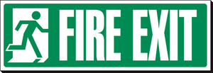 Fire Exit 120 x 360mm Sign
