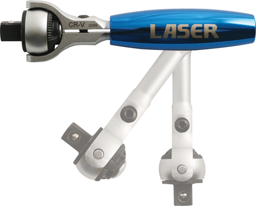 LASER 3/8" Drive Swivel Head Ratchet