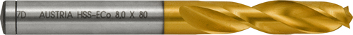 ALPEN HSS Co/TiN Spot Weld Drill 8x82mm