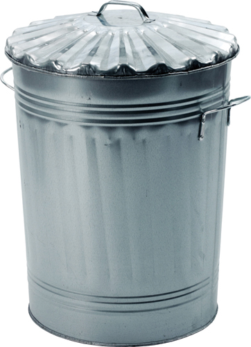 Dustbin & Lid Galvanised