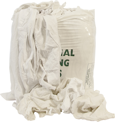 White Wiping Cloths 10kg Bag