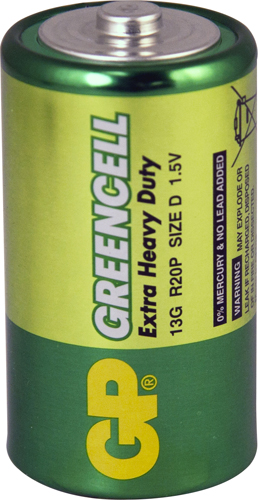 GP Batteries Ex/Hvy Duty 1.5V D (13G) - Multipack