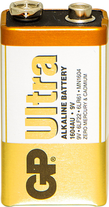 GP Batteries Alkaline 9V (1604A/PP3)